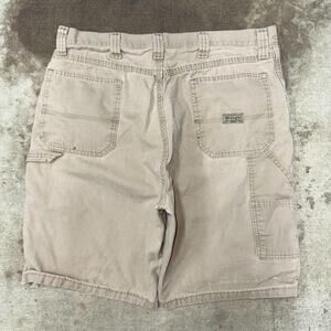 Vintage y2k wrangler workwear khaki 2000s carpenter shorts
